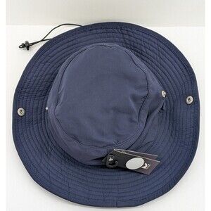 Mission Instant Cooling Hat Sun Protection OSFM Adjustable Navy Bucket
